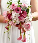 Pink Cascade Bouquet