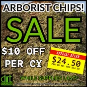 Arborist Chips - BIG SALE! $10 OFF!