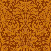 Seeds of Gratitude Damask Pumpkin 7699-35 By Studio E Fabrics