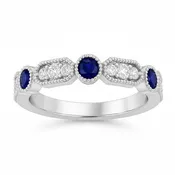 Astral Pulse Sapphire Band
