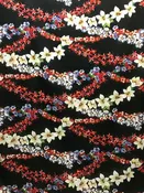CP-7115W TROPICAL FLORAL PRINT COTTON LAWN. ITALY