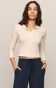 All In Henley Top - Sandstone