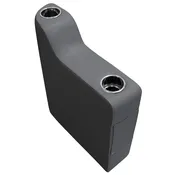 Wise 3010 Premier Pontoon Arm Rest - Right Radius | Dark Mode