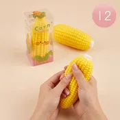 ASMR Crunchy Corn Shaped Crunching Sound Squeeze Squishy Stress Relief Toy