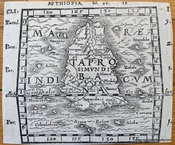 1564 - Sri Lanka - Antique Map