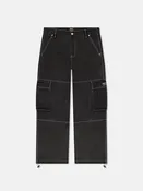 BAGGY DENIM CARGO PANTS