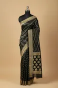 Black Banarasi Georgette Saree