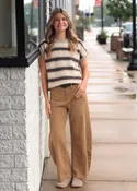 The Vintage Barrel Pant Mid-Rise
