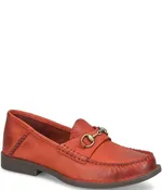Born Margo Nubuck Bit Buckle Loafers