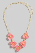 Acrylic Flower Necklace
