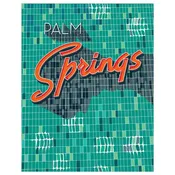 2.5'' x 3.5'' Palm Springs Sign Magnet
