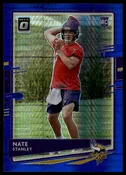 2020 Donruss Optic - Nate Stanley Blue Hyper - Football #150
