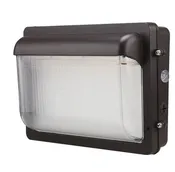 Low Profile Medium LED Wallpack - 3,900-7,800Lm - Selectable Wattage and Color Temp - with PC