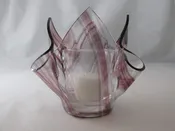 Amethyst Baroque Lotus Votive Holder