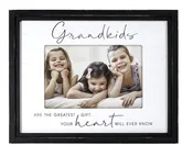 4X6 Grandkids Rustic Script Picture Frame