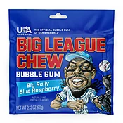 Big League Chew Pouch Blue Rasberry Flavor