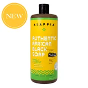 Alaffia Authentic African Black Soap – Purely Coconut 32oz