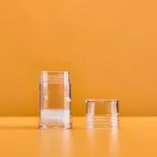 1 oz Clear Push Up Tubes w/ Lids