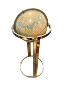 Vintage Illuminated World Globe on Brass Stand — Urban Redeux