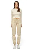 Mica Denim - High Rise Jogger Cropped Pants (Inseam 27") - MDP-G3164