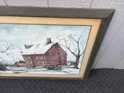 67523 Vintage 1970 Kirby's Mill Medford NJ Watercolor Painting by Jan Van Cronin