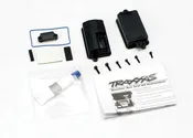 TRA3628 TRAXXAS Box, receiver (sealed)/ foam pad/2.5x8mm CS (4)/ 3x10mm CS (2)