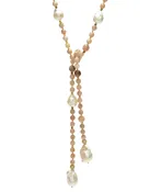 Alice Lariat - pink/moonstone
