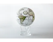 Antique Terrestrial White Mova Globe 4.5"