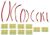 WSI 1:50 10 Pallets and 12 straps of Various sizes - Each pallet is a separate piece