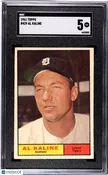 1961 Topps Al Kaline #429 SGC 5 Detroit Tigers
