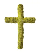 32153323 – 22″ Angel Vine Cross {Moss Coat}