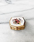 Botanical Solid Perfume Balm | Vintage Compact | Slow Beauty Scent Heirloom | marble & milkweed — marble & milkweed