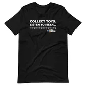 2020 Collect Toys. Listen to Metal. Display Geek - Short-Sleeve Unisex T-Shirt