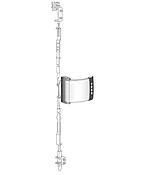 Adams Rite 4781 Two-Point Deadlatch with Paddle