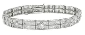 0.40ct Diamond  Gold Bracelet