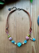 Boho Bloom Short Straight Across Necklace