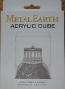Acrylic Display 4.6"x4.6"x5.6" Metal Earth