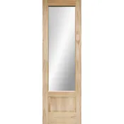 8’0″ Tall Mirror Glass Pine Interior Wood Door