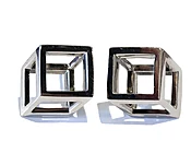 EARRING 763 - 18kt White Gold