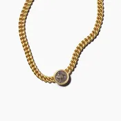 1990's Bvlgari Monete Small Coin Necklace