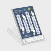 2.0" and 2.5" Stiff-N-Stays Plastic Magnetic Collar Stays