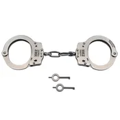 1912 Chain Nickel Handcuffs