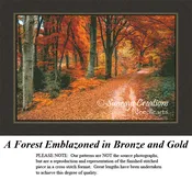 A Forest Emblazoned in Bronze and Gold, AL-229