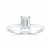 10K 0.50CT  Certified Lab Grown Solitaire Ring