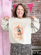 OSU Cowboys Club Mascot Sand Thrifted Sweatshirt