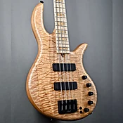Elrick Gold Series, Hand-Carved e-volution 4-String Bass Guitar #EB4121 -