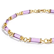 Element | Oversized Element Chain | Amethyst, Yellow Gold