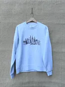 Embroidered Skyline Crewneck