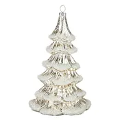 7.5" Frosted Tree Orn