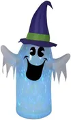 6 ft Projection Airblown Kaleidoscope Ghost with Witch Hat